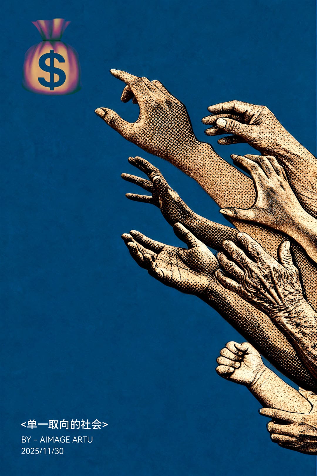 插画《单一取向的社会》