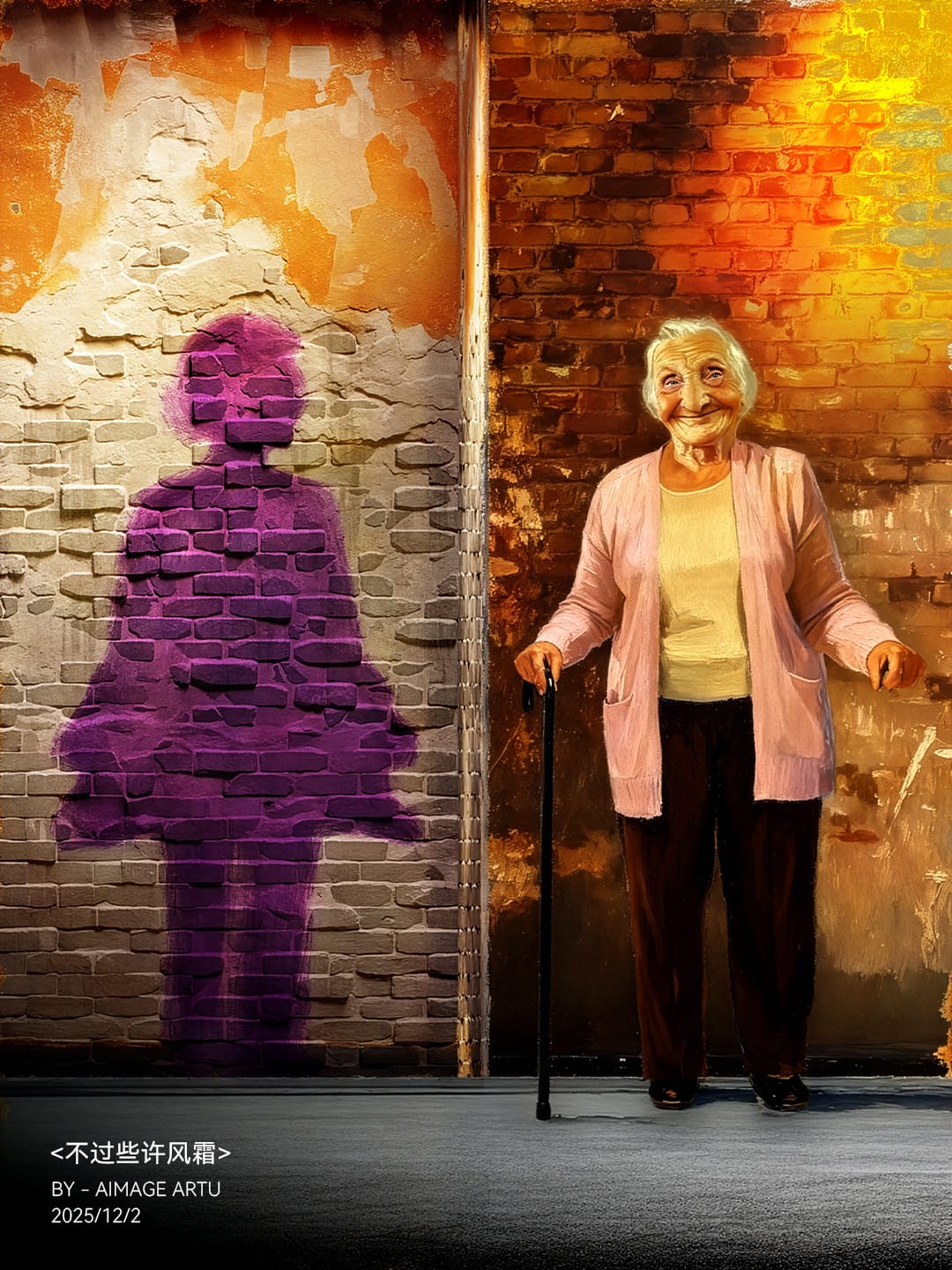 插画《不过些许风霜》